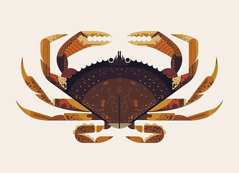 Crab A3 print