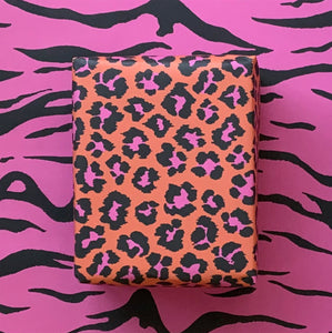 Animal print double sided wrapping paper