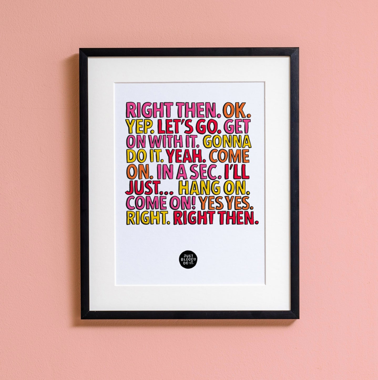 Just do it A4 print