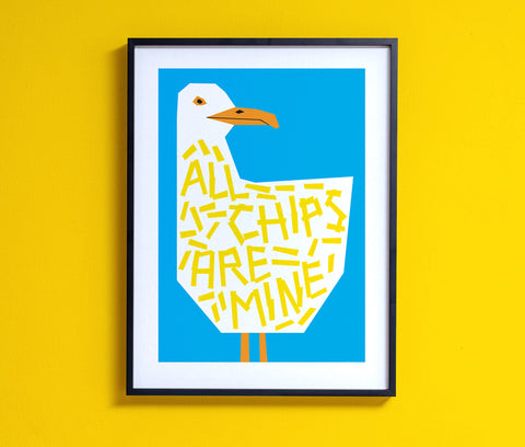All The Chips Are Mine print - Inspired 