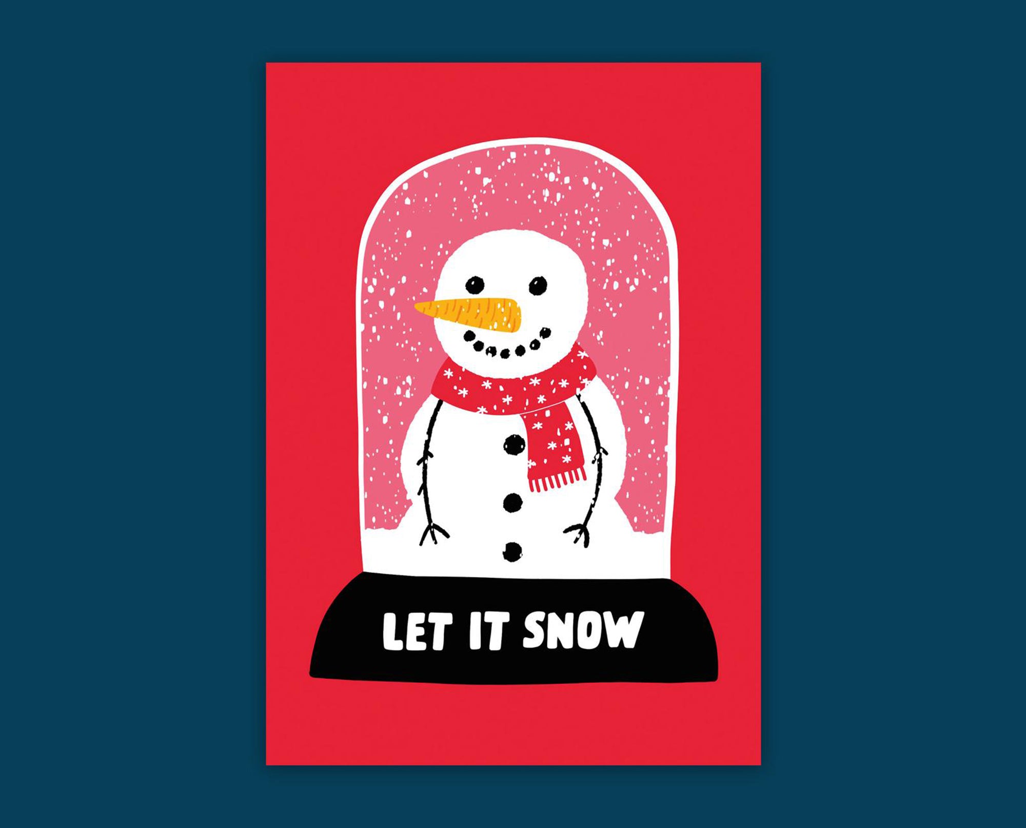 Let it Snow Christmas card - Inspired 