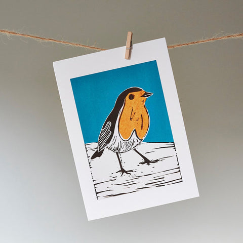 Robin Red Breast Christmas card - Inspired 
