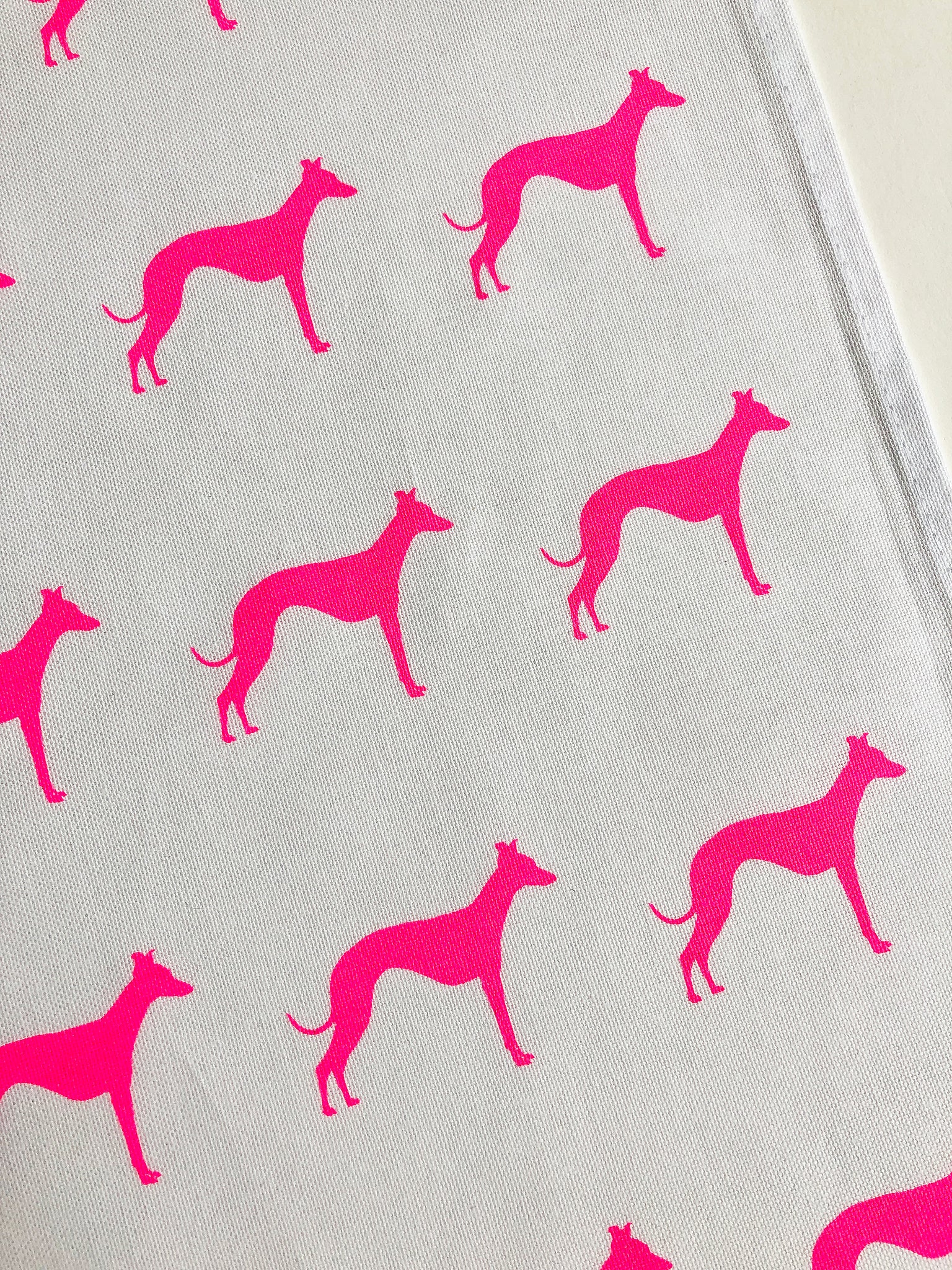 Whippet tea towel