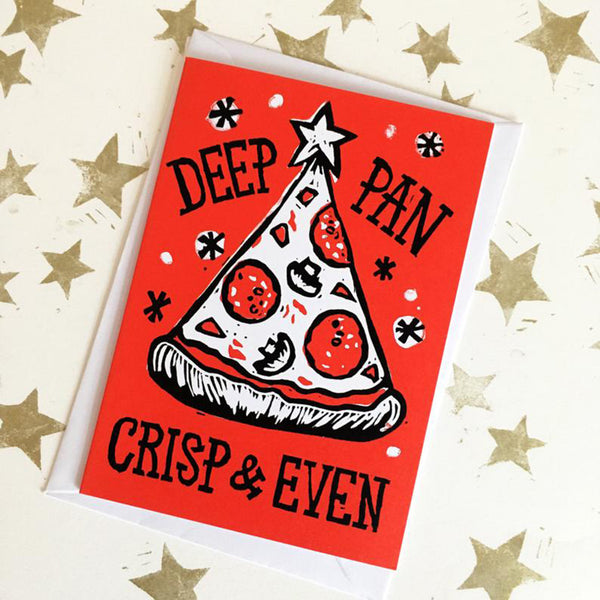 Deep Pan Christmas card