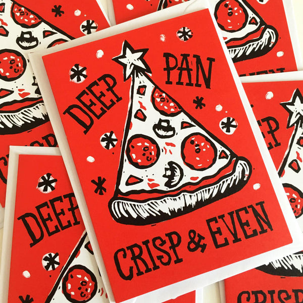 Deep Pan Christmas card