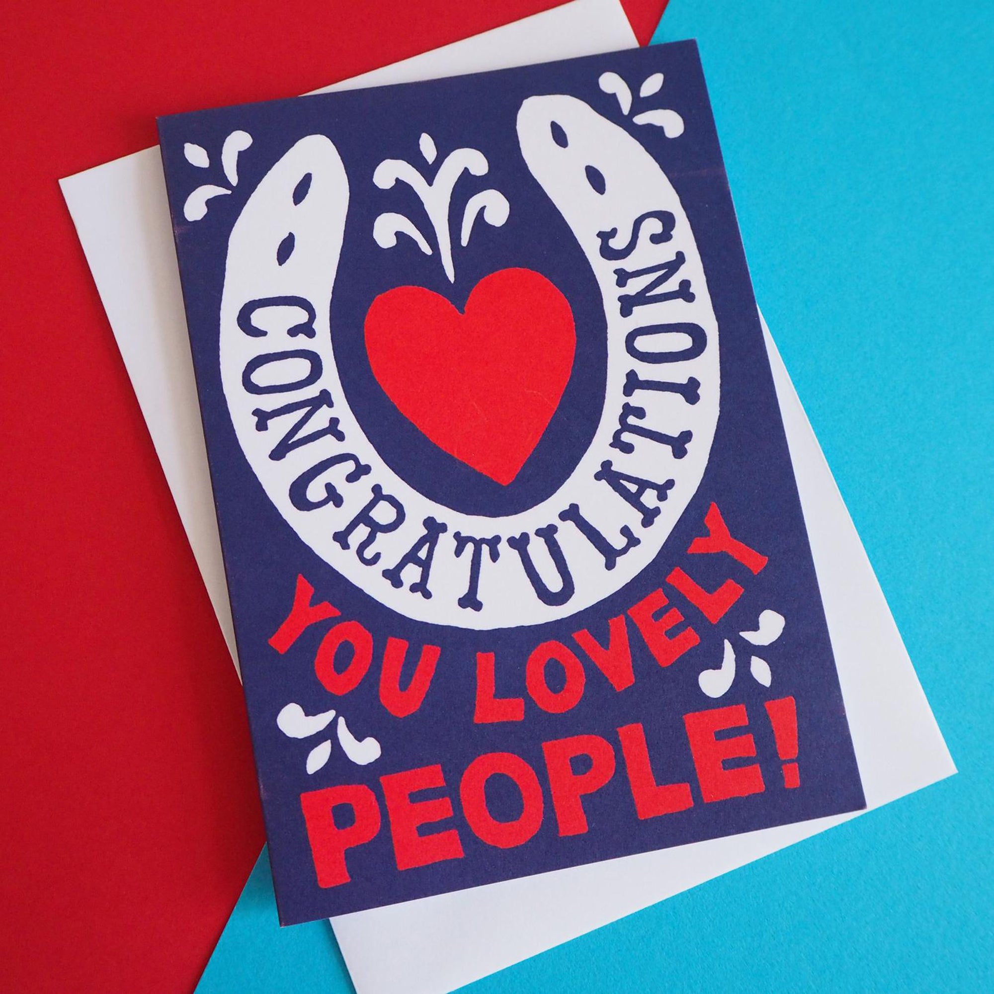 Congratulations You Lovely People card