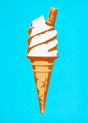 Ice Cream A4 giclee print - Inspired 