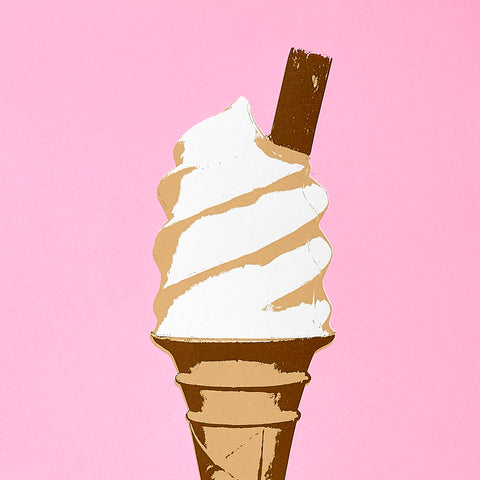 Pink Ice Cream giclee print - Inspired 