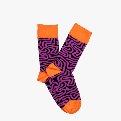 Roots purple socks