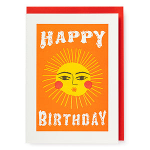 Happy Birthday sun card