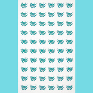 Crab tea towel