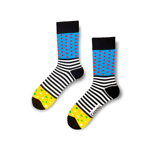 Dots and stripes socks
