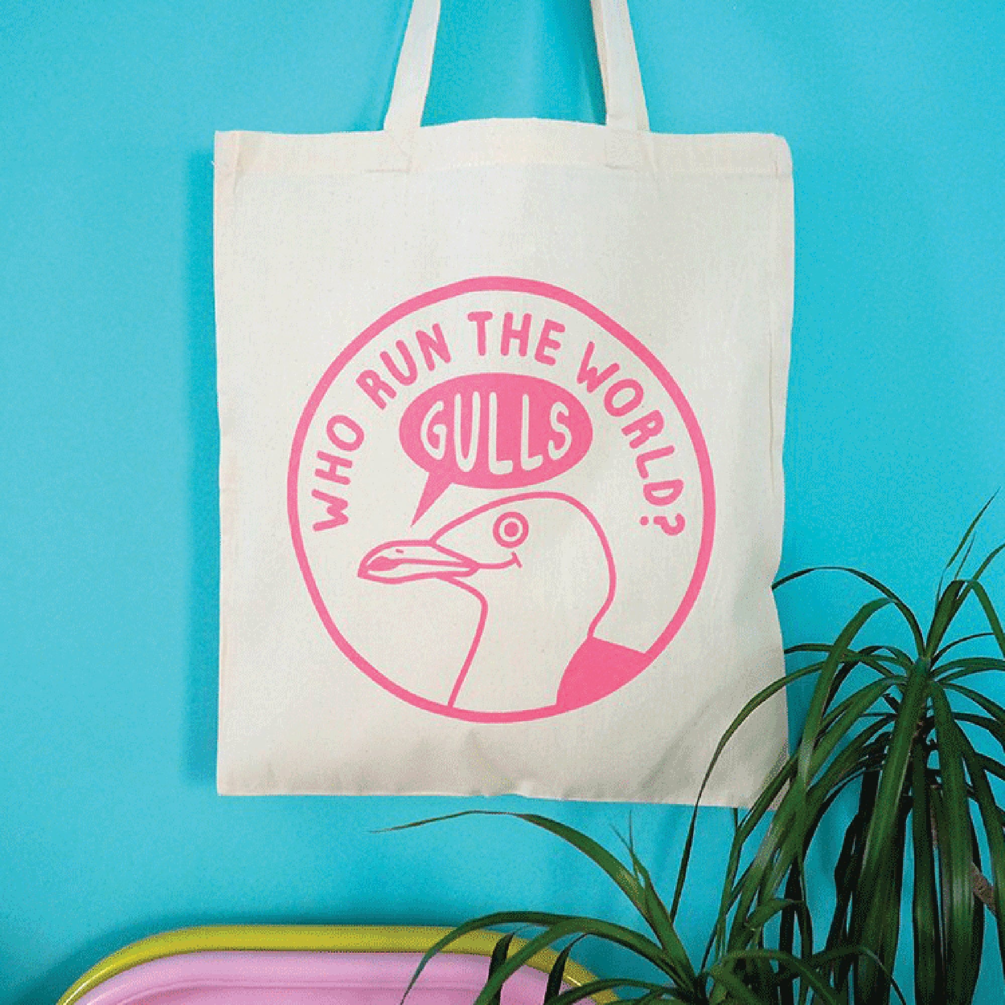 Who Run The World? Gulls tote bag