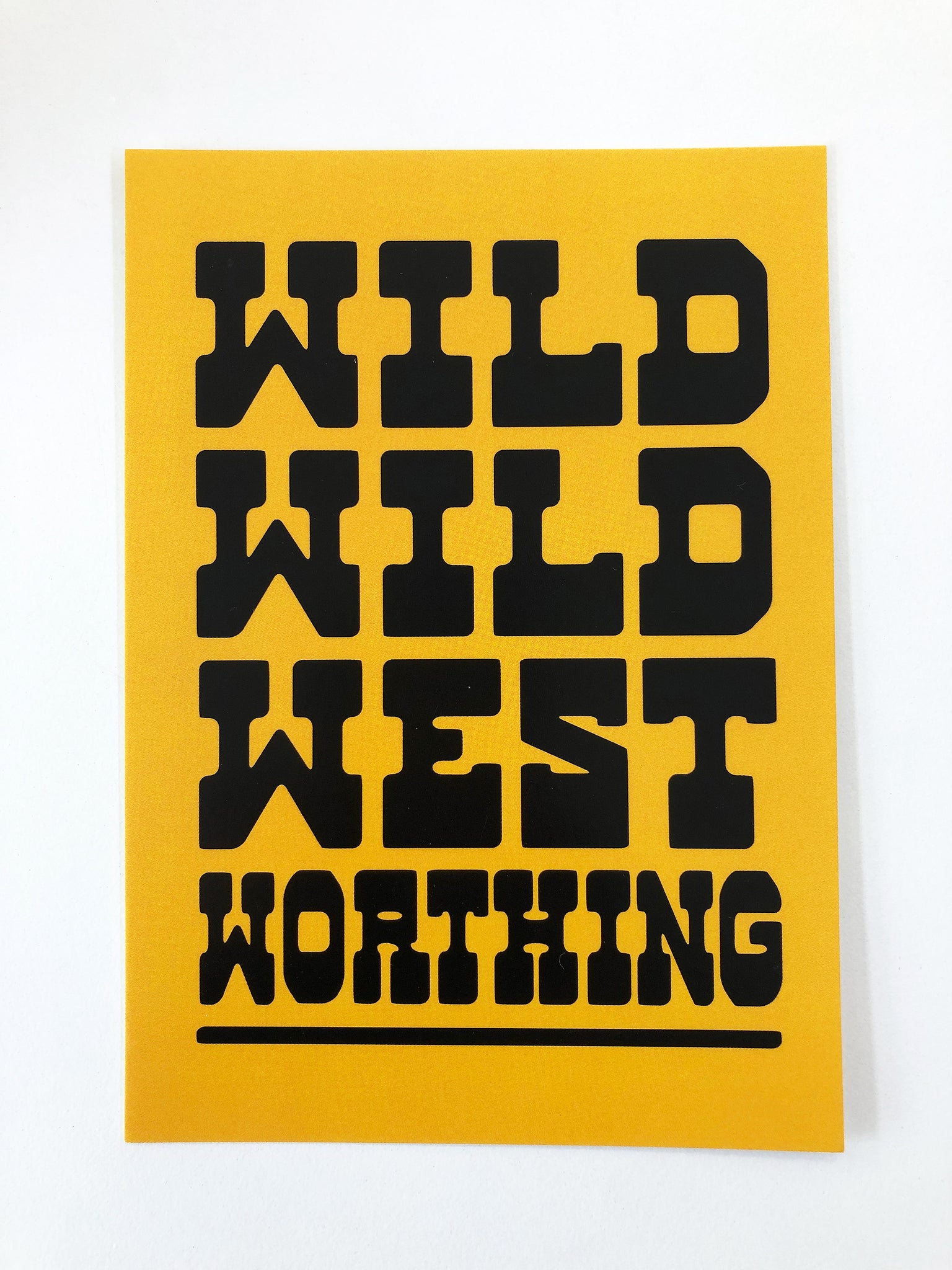 Wild Wild West Worthing postcard