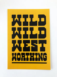 Wild Wild West Worthing postcard