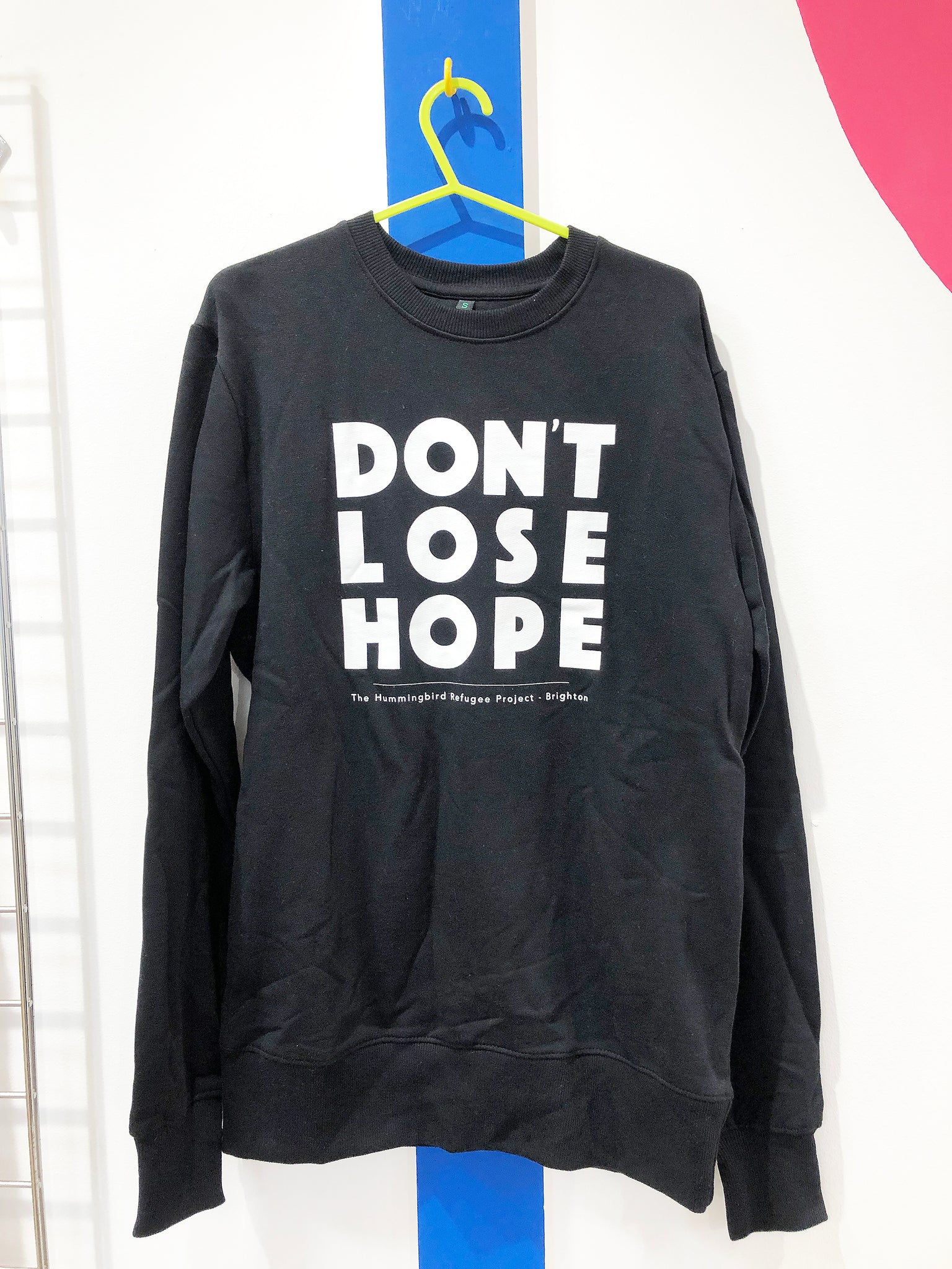 Don't Lose Hope adult sweatshirt in black