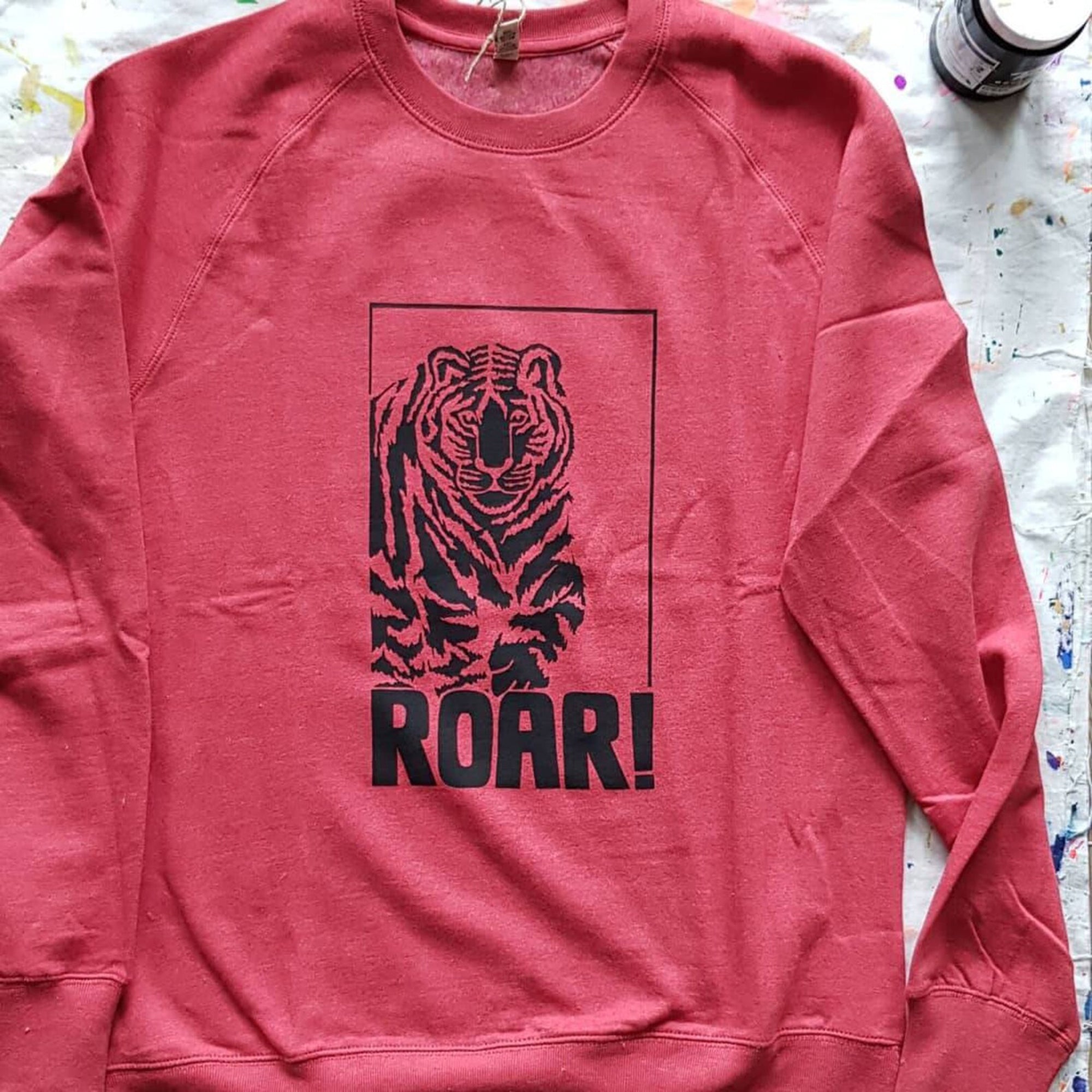 Unisex Roar tiger sweatshirt
