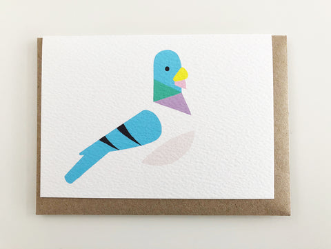 Pigeon greetings card
