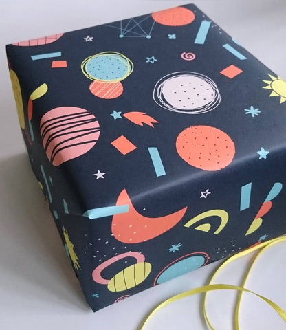 Space wrapping paper