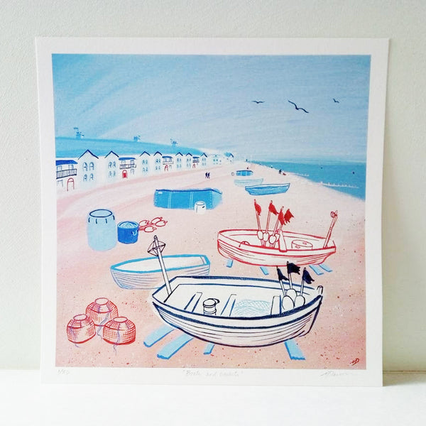 Boats and Baskets print