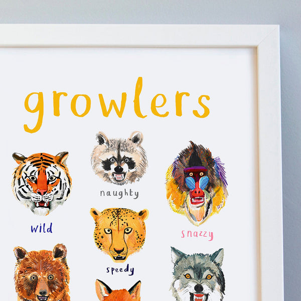 Growlers A4 print