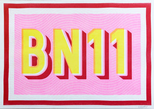 BN11 risograph A3 print