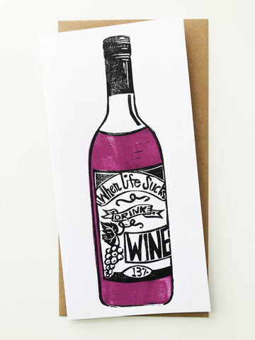 Wine card