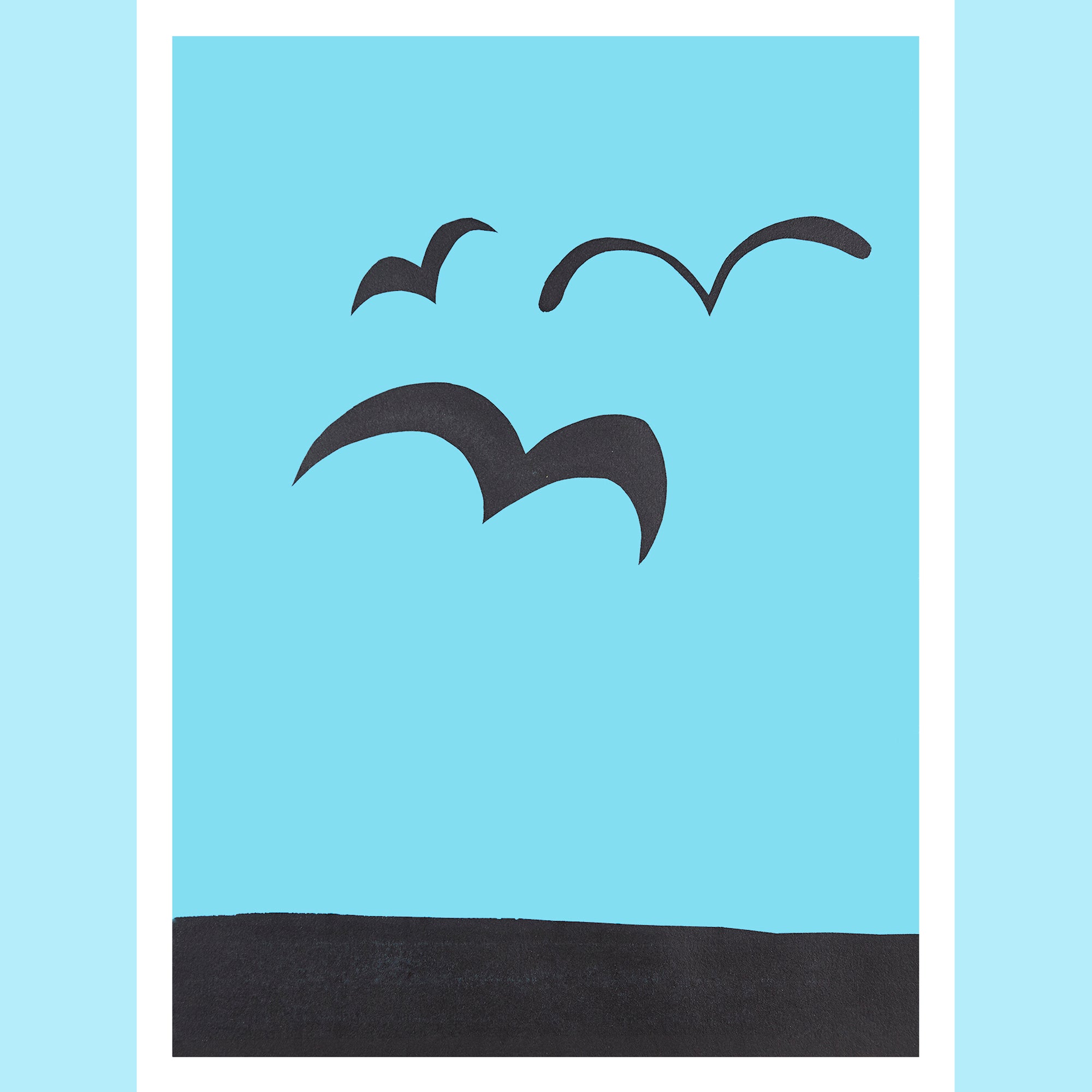 Bird Silhouette Greetings Card