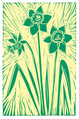 Daffodil Greetings Card